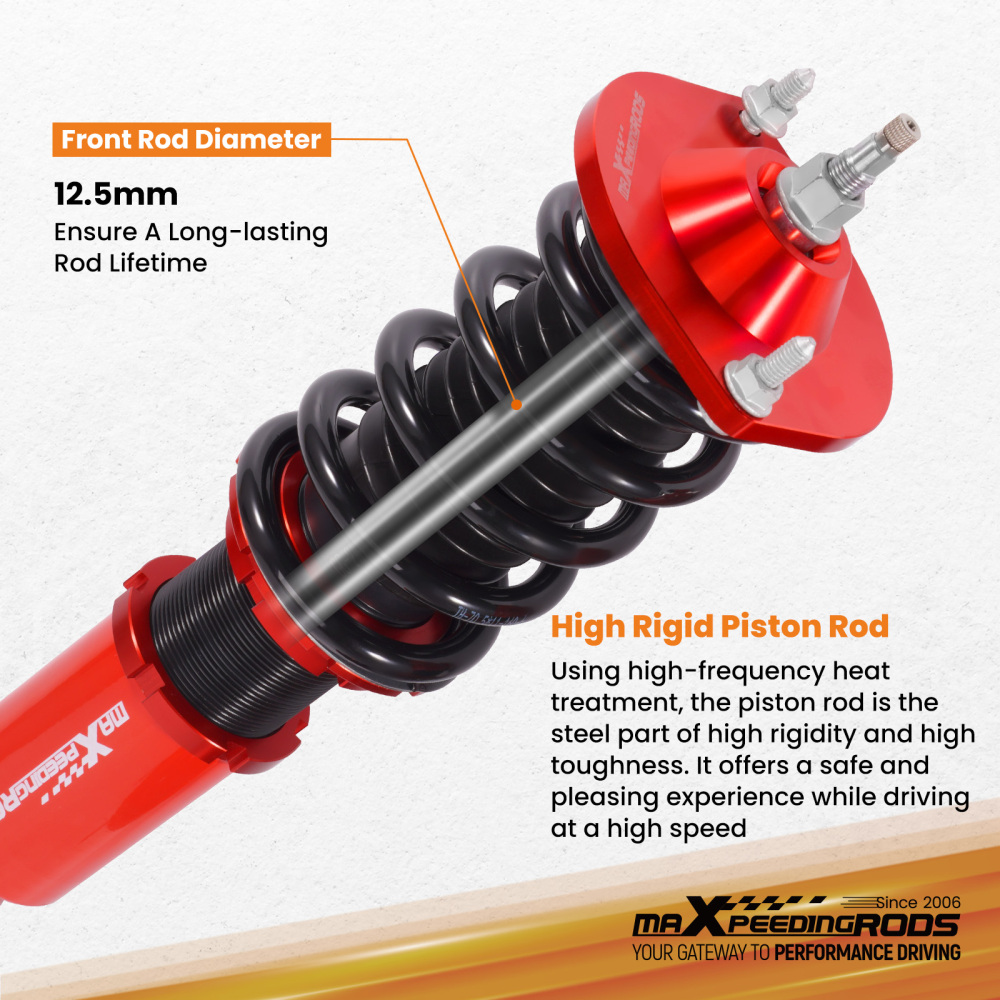 2pcs Front Coilovers compatible for Mazda MX-5 NA NB 1989-2005 NA6C NB8C