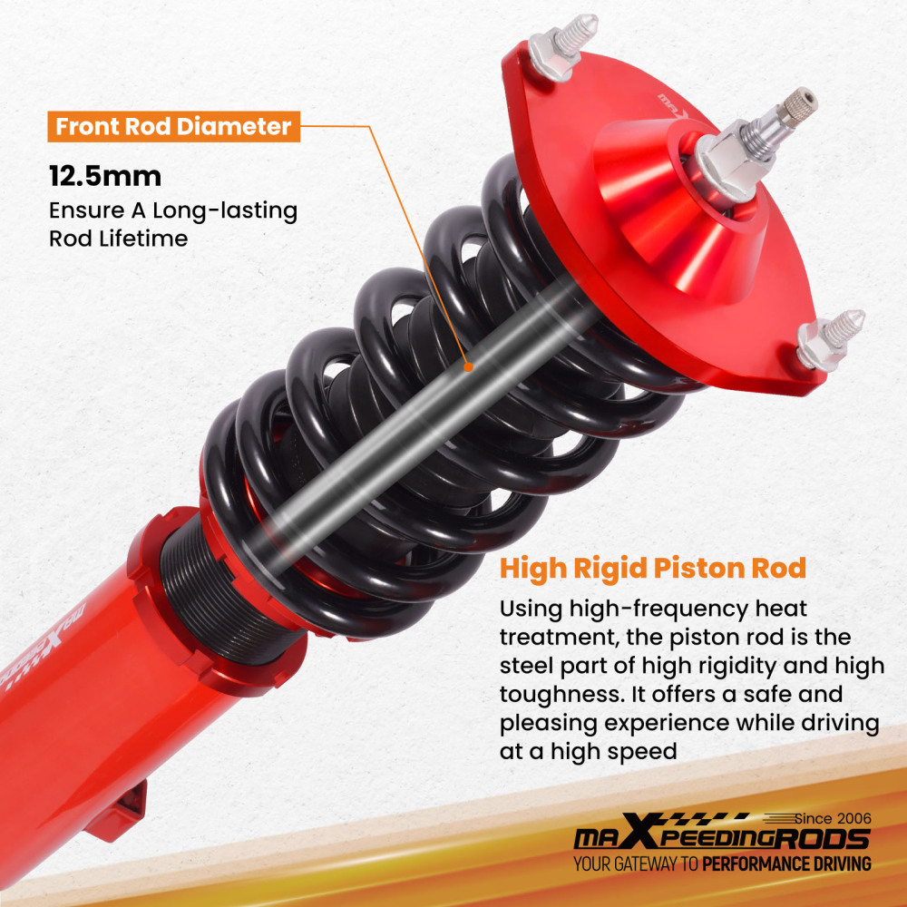 2pcs Rear Coilovers Shock Springs compatible for Mazda MX-5 NA 1989-1998