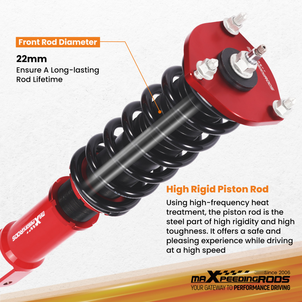 Coilovers 24 Way Damping Lowering Suspension Kit compatible for MAZDA MX-5 MIATA ND 2016+