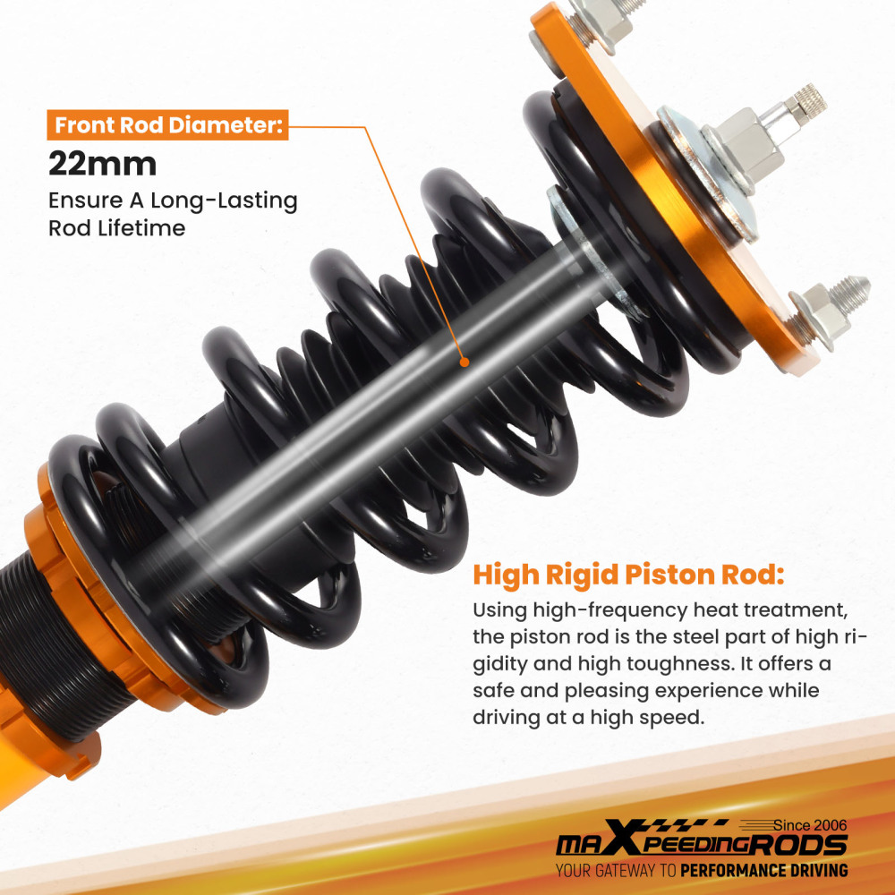 Coilovers Suspension Kits compatible for Nissan 300ZX 90-96 z32 coilovers Shock Absorber Strut Damper Lowering Kit