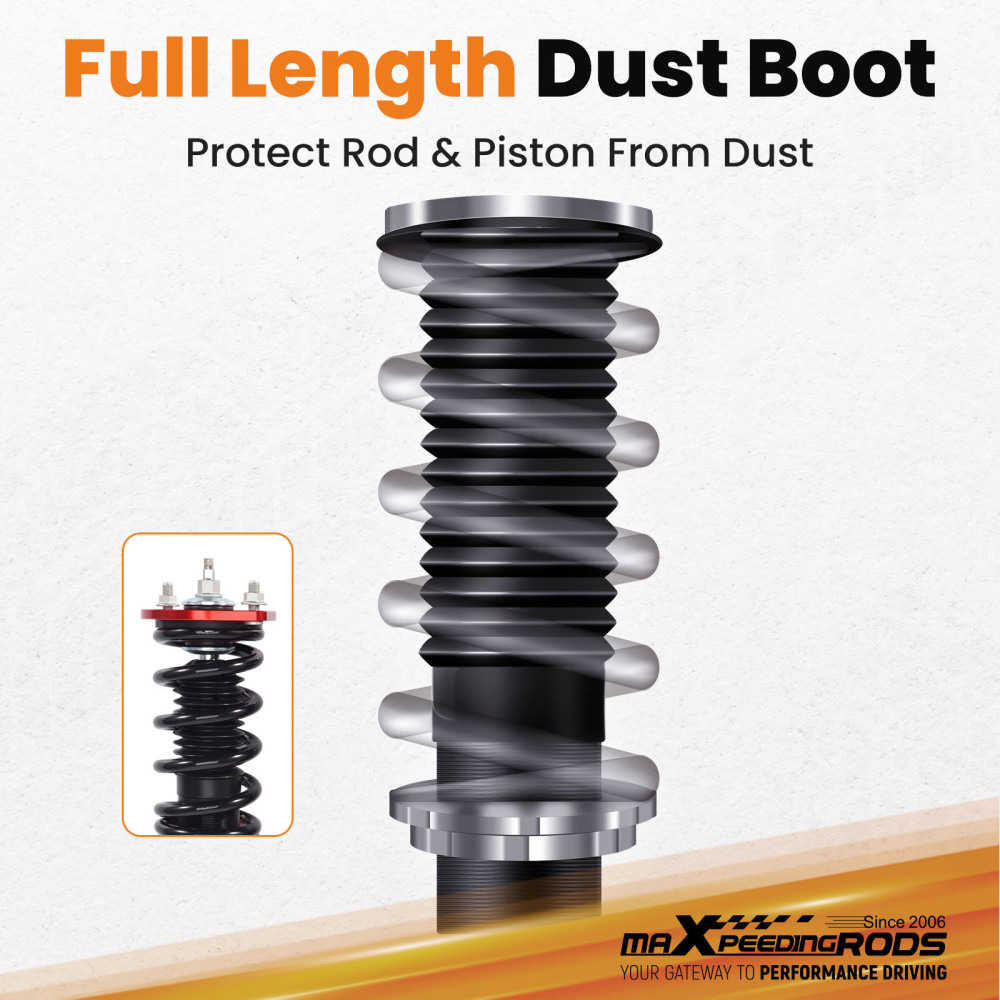 24-Way Adj. Damper Coilover compatible for Nissan 300ZX 90-96 Coil Spring Struts z32 coilovers Lowering Kit