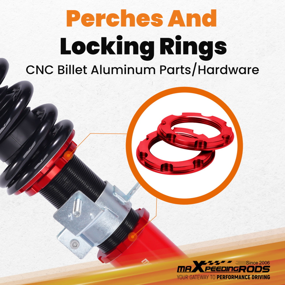 Front Coilovers compatible for Nissan 350Z Z33 2003-2008 compatible for Infiniti G35 Coupe Sedan