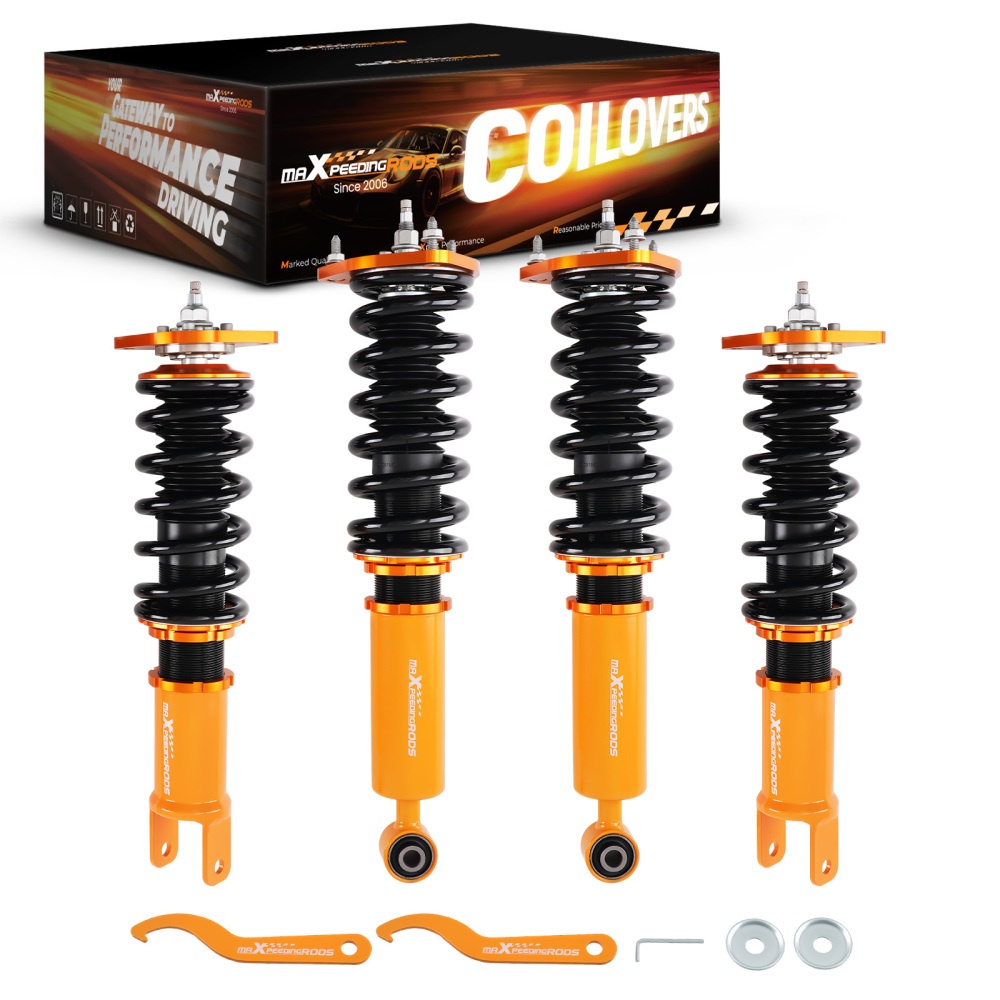 Damper Adjustable Coilovers Struts 370z lowering springs Suspension Kits compatible for Nissan 370z coilovers 2008- 