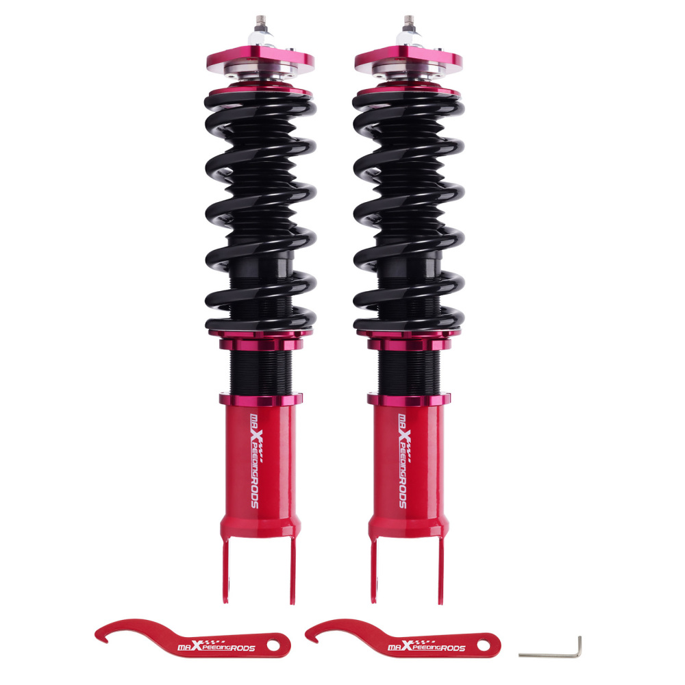 Rear Coilovers Kit 24 Way Damping Adjustable compatible for Infiniti G37/370Z 2009-2016 RWD