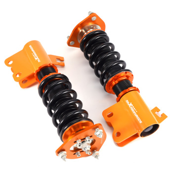 Compatible for Nissan S14 200SX 240SX Silvia 1994 - 1998 4pcs 24 Ways Adjustable Coilover Suspension Kit  Lowering Kit