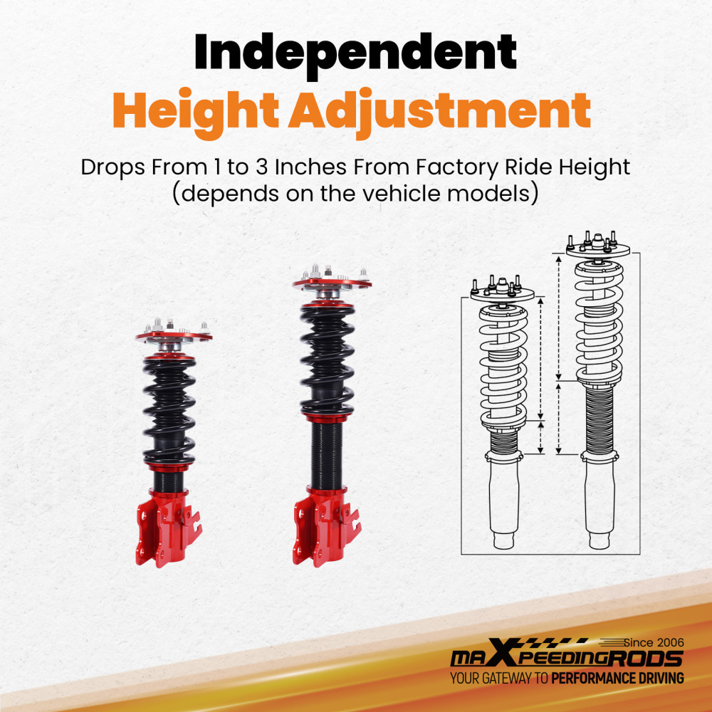 Front Coilovers compatible for Nissan S14 Silvia 200SX 94-98
