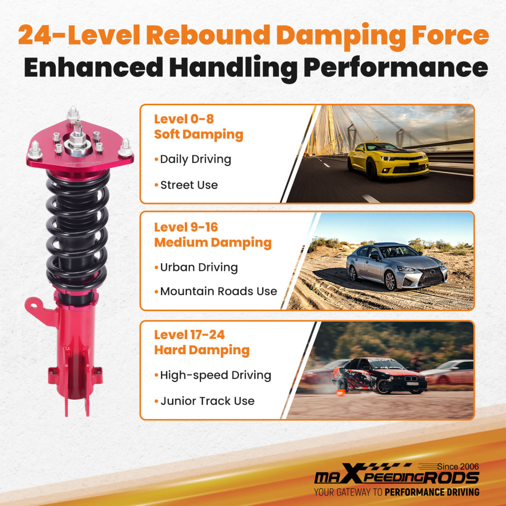 Rear Coilovers compatible for Nissan Silvia S14 200SX 1994-1998