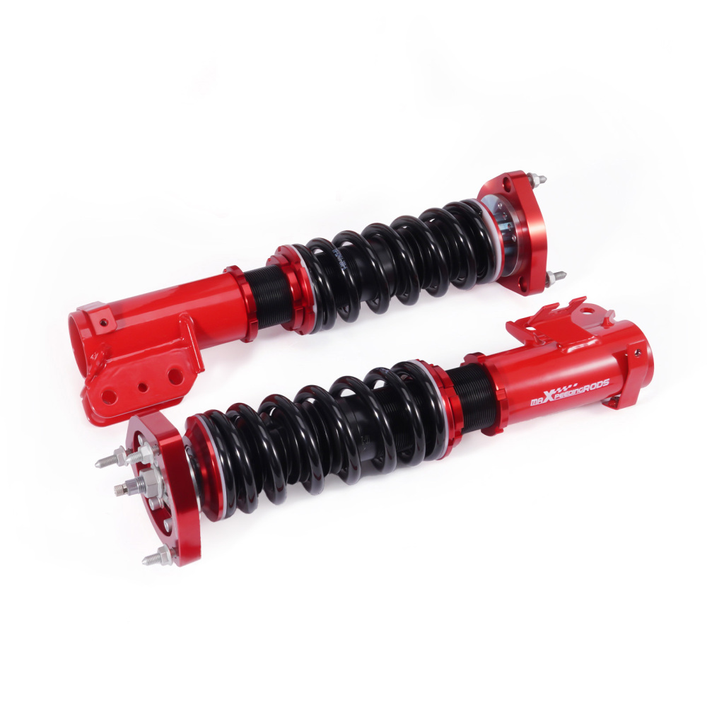 2x Front Coilovers 24 Way Damping Lowering Kit For 1991-1994 compatible for Nissan Sentra B13