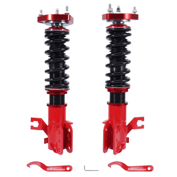 2x Front Coilovers 24 Way Damping Lowering Kit For 1991-1994 compatible for Nissan Sentra B13