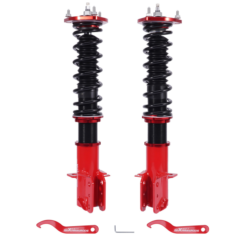 24-Way Damper Adjustable Rear Coilovers Lowering Kit for 91-94 compatible for Nissan Sentra