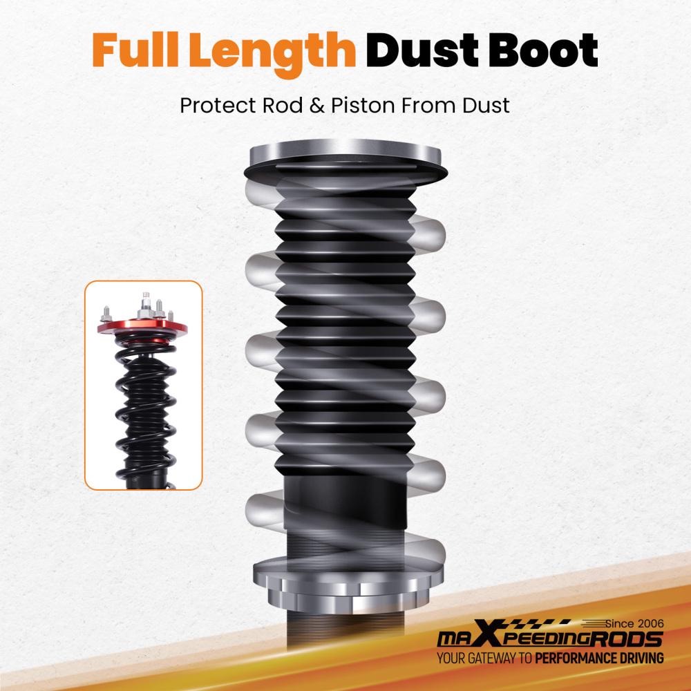 Coilovers Suspension Kit w/24 Way Damping Adjustable compatible for Nissan Sentra B13 91-94