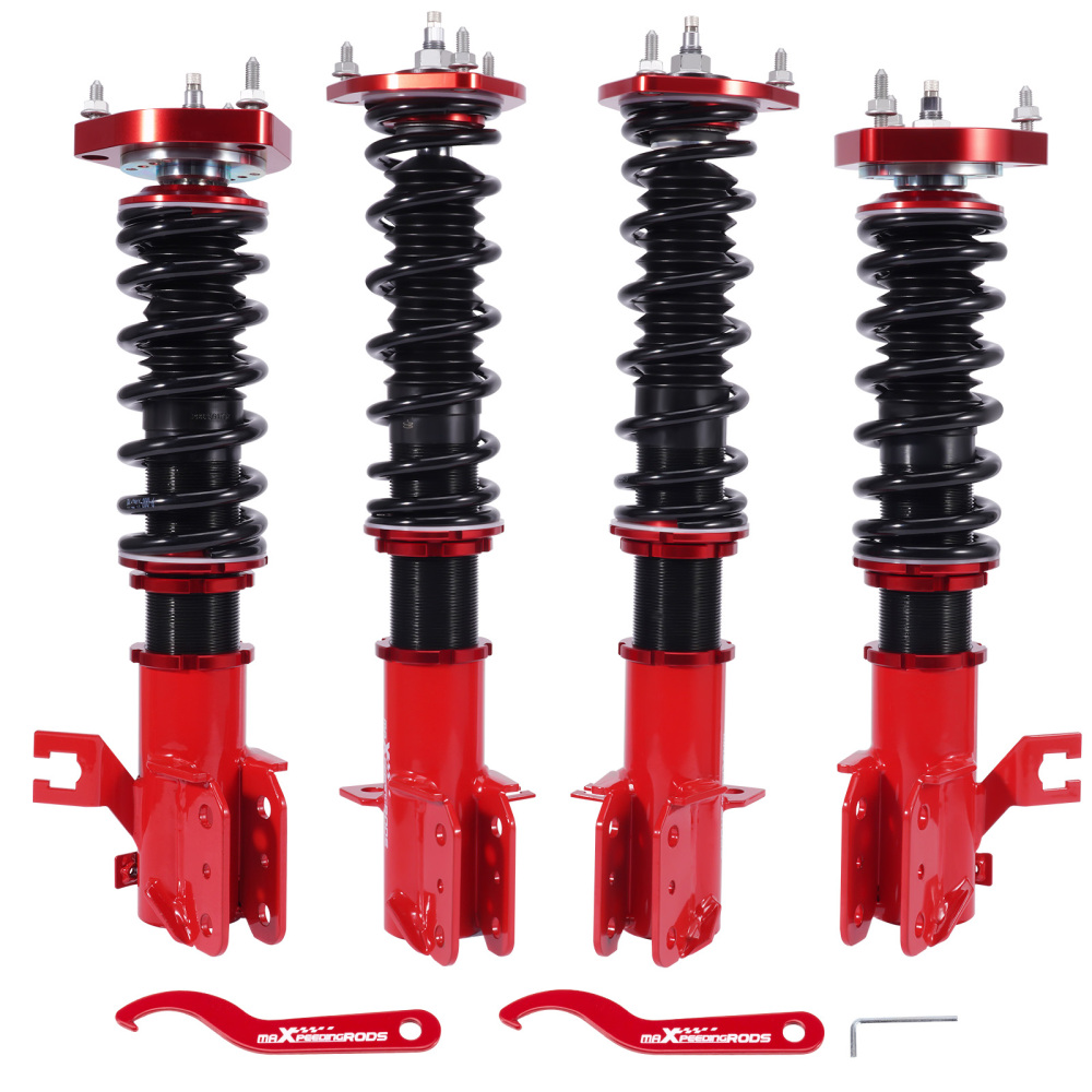 Coilovers Suspension Kit w/24 Way Damping Adjustable compatible for Nissan Sentra B13 91-94