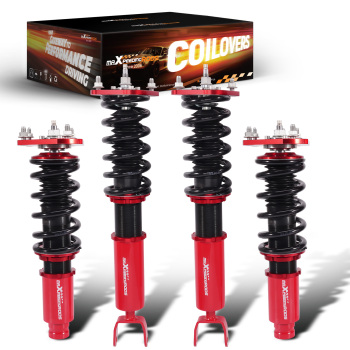 Compatible for Honda Prelude 1992-2001 24 levels of adjustable damper Coilover Coilovers Lowering Kit