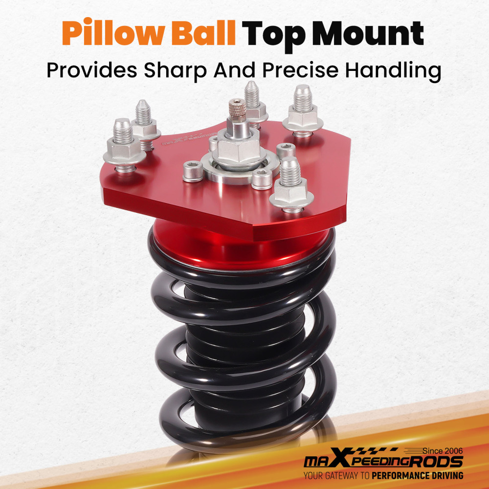 Compatible for Honda Prelude 1992-2001 24 levels of adjustable damper Coilover Coilovers Lowering Kit