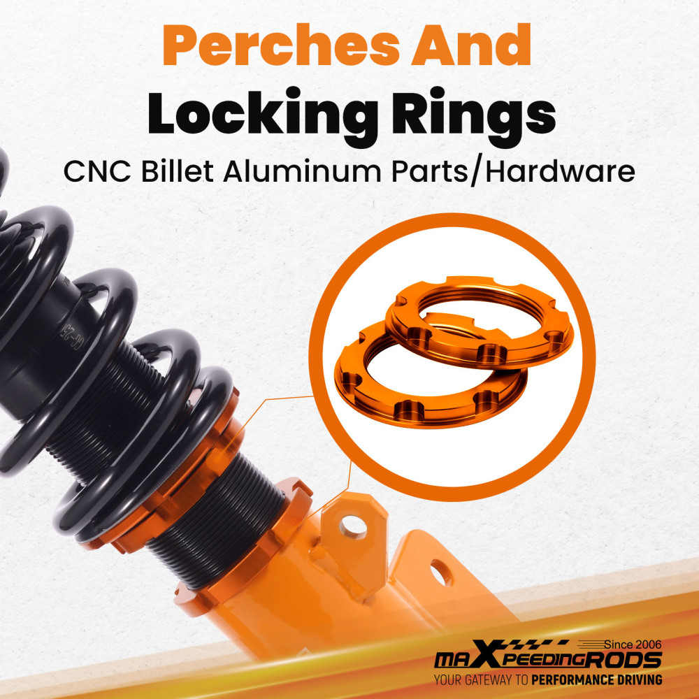 Coilovers/Suspensión roscada compatible para Mazda Mazdaspeed Protege 323 1999-2003