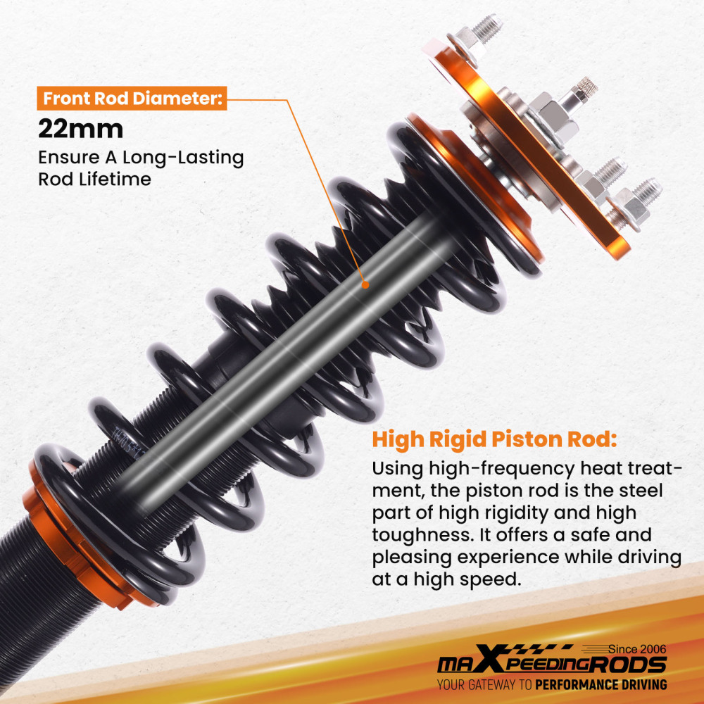 Ammorizzatore Coilover Shock Absorber compatibile per Mazda 323 / Protegé / Allegro1999-2003 Lowering Kit