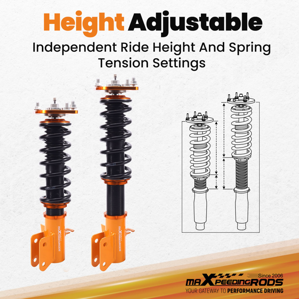 Ammorizzatore Coilover Shock Absorber compatibile per Mazda 323 / Protegé / Allegro1999-2003 Lowering Kit