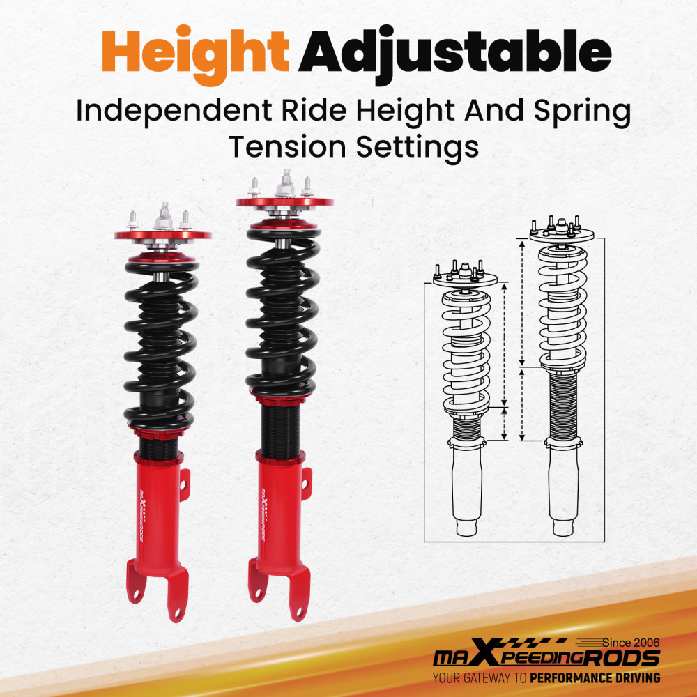 Front Coilovers Suspension Kit compatible for Chrysler 300 Charger Challenger 11-22 RWD