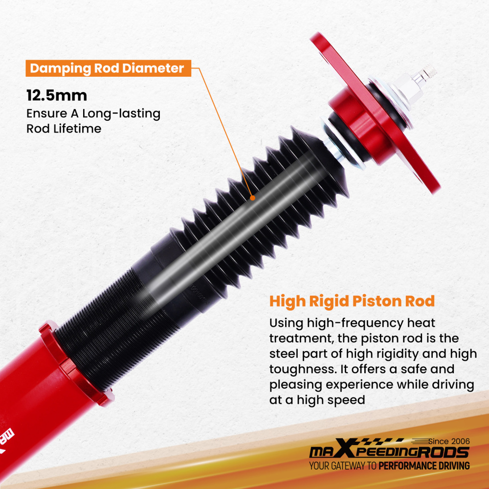 Rear Coilovers Suspension Kit For 2011-22 Challenger Charger Adj. Damping