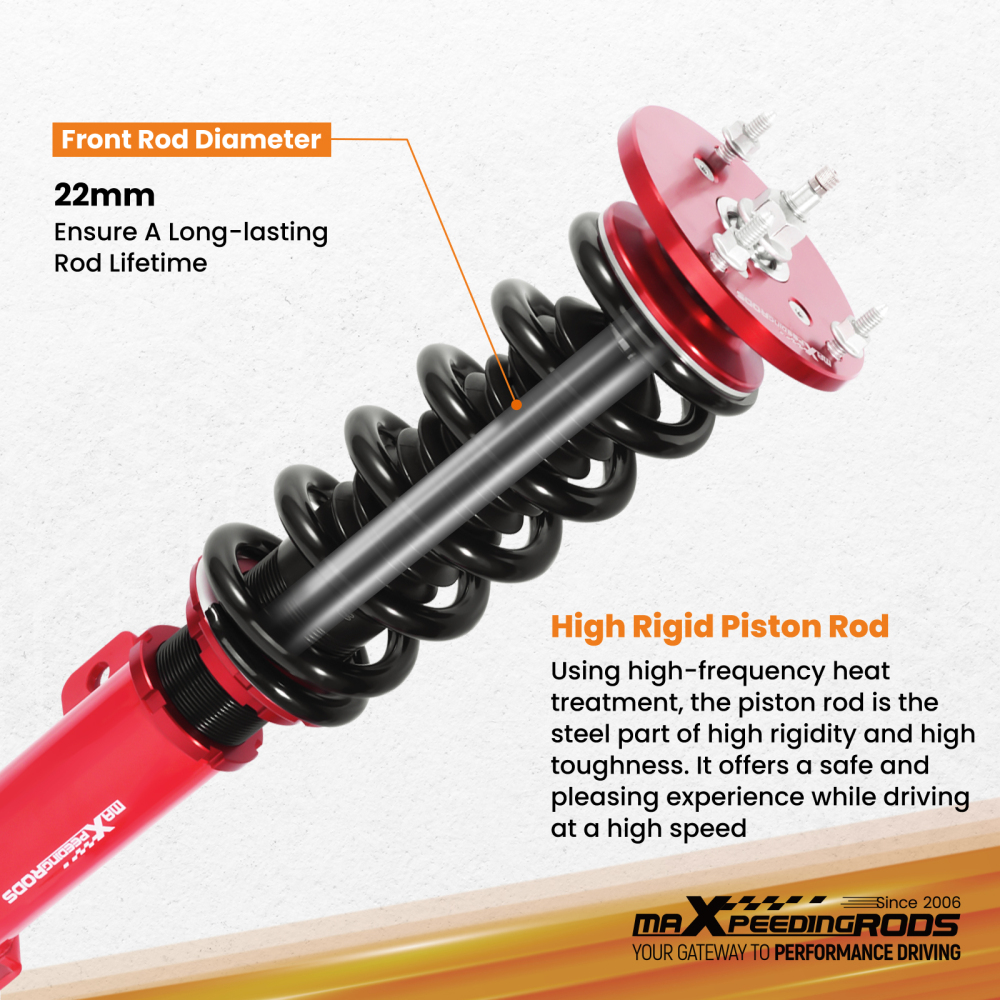 Adjustable Coilover Suspension Kit compatible for Chrysler 300 Charger Challenger 11-22 RWD
