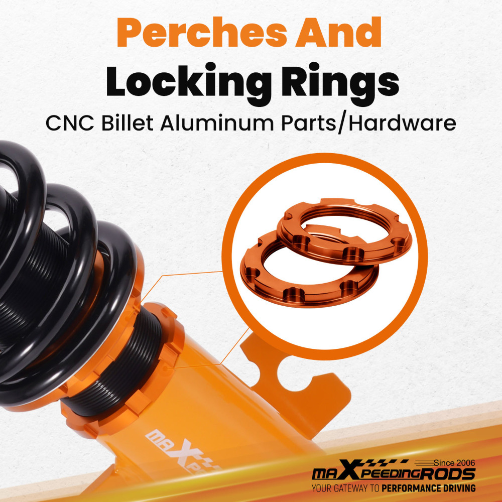 Amortisseurs Combinés Filetés compatible pour Mini Mini Clubman R55 Cooper Coilover 2007-14