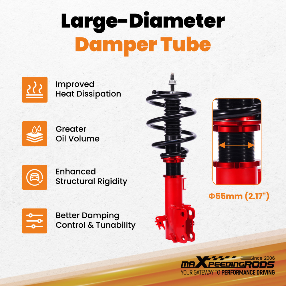 MaXpeedingrods Coilovers Kit (ShocksSprings) Compatible for Toyota RAV4 2019+ Compatible for FWD/AWD
