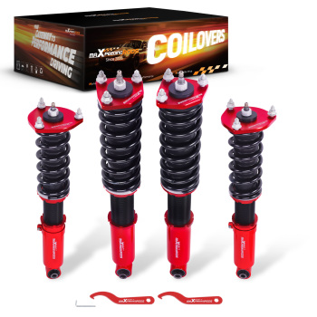 MaXpeedingrods Coilovers Lowering Kit 24 Level Damping compatible for Lexus SC430 2001-2010