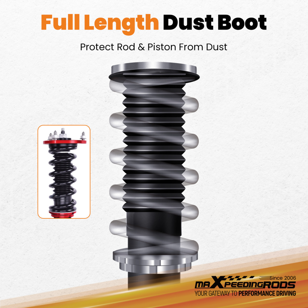 MaXpeedingrods Coilovers Lowering Kit 24 Level Damping compatible for Lexus SC430 2001-2010