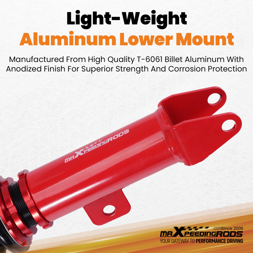 24 Step Damper Coilovers Lowering Kit compatible for DODGE CHARGER SRT8 2006-2010 RWD