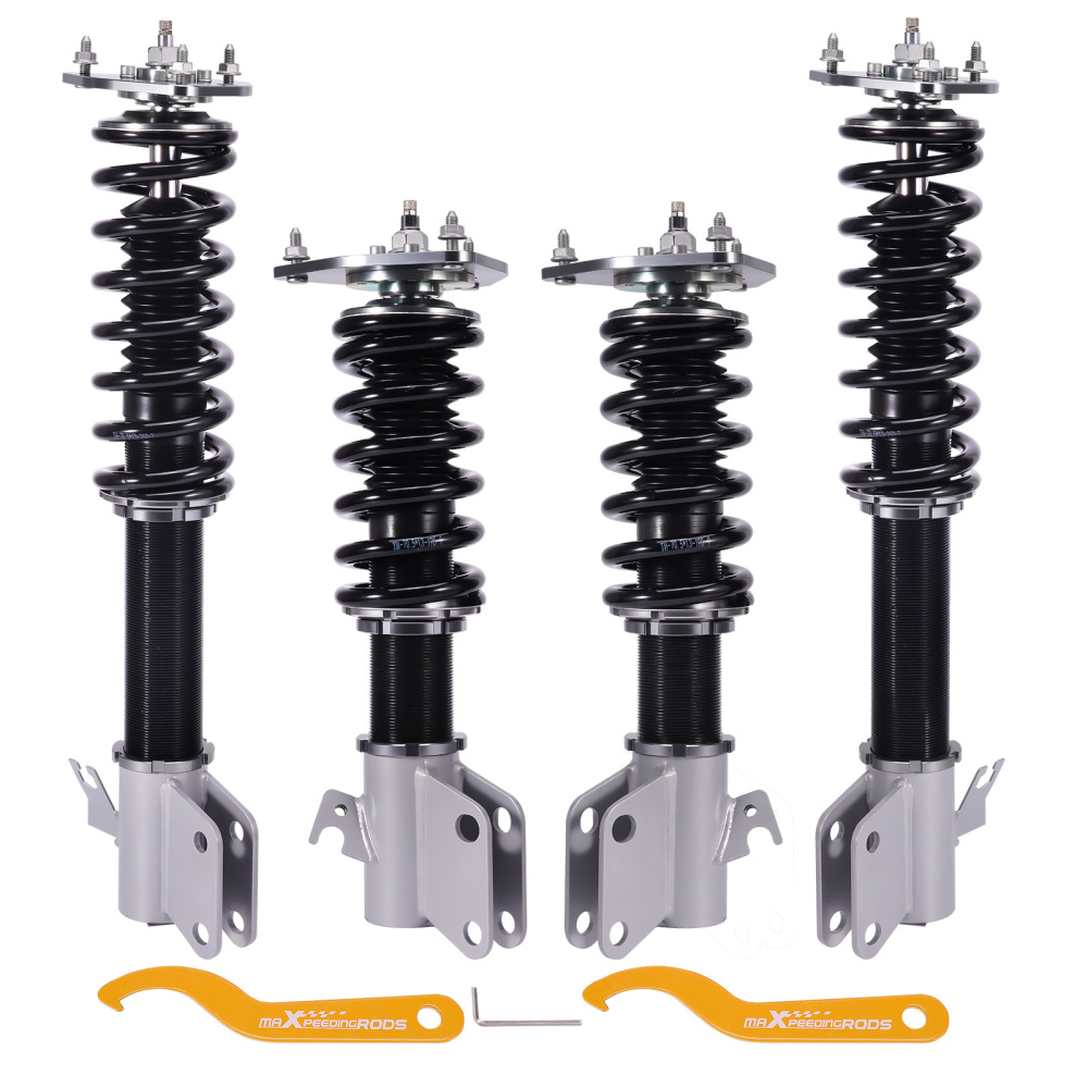 Coilover Shock Strut Kit Damping Adjustable compatible for SUBARU Impreza WRX GDB GDA 02-07