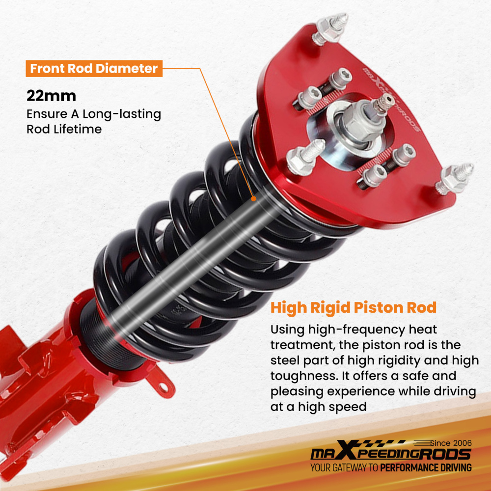 Front Coilovers Suspension compatible for Toyota Corolla E90 E100 E110 1987-2002 AE92