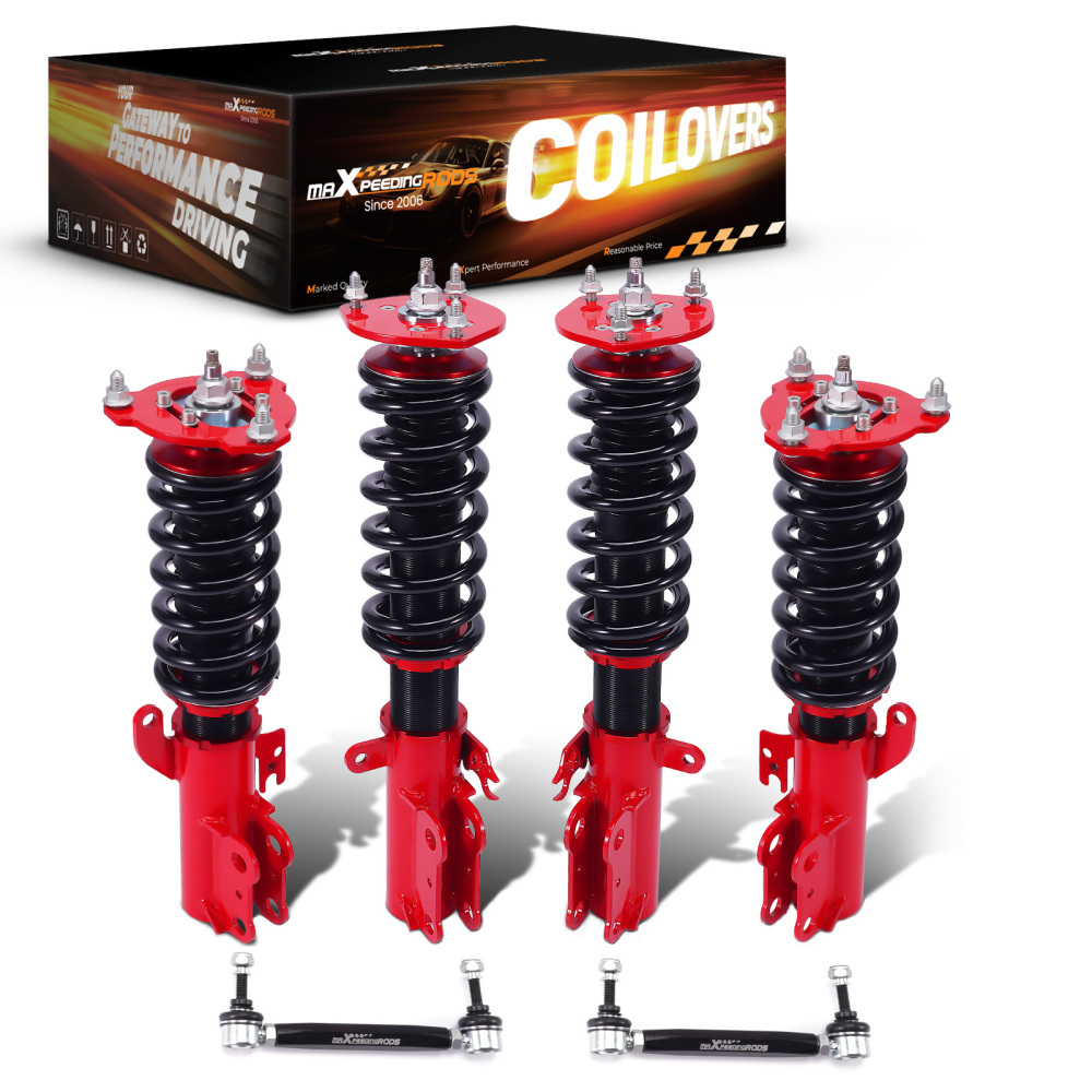 MaXpeedingrods 24 Way Adjustable Coilover Kit compatible for Toyota Highlander FWD 08-13