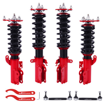MaXpeedingrods 24 Way Adjustable Coilover Kit compatible for Toyota Highlander FWD 08-13