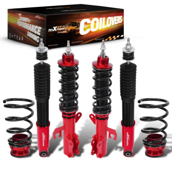 24 Way Damping Coilover Suspension Lowering Kit compatible for Nissan Versa 2013-2019