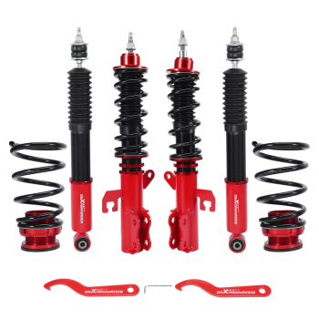 24 Way Damping Coilover Suspension Lowering Kit compatible for Nissan Versa 2013-2019