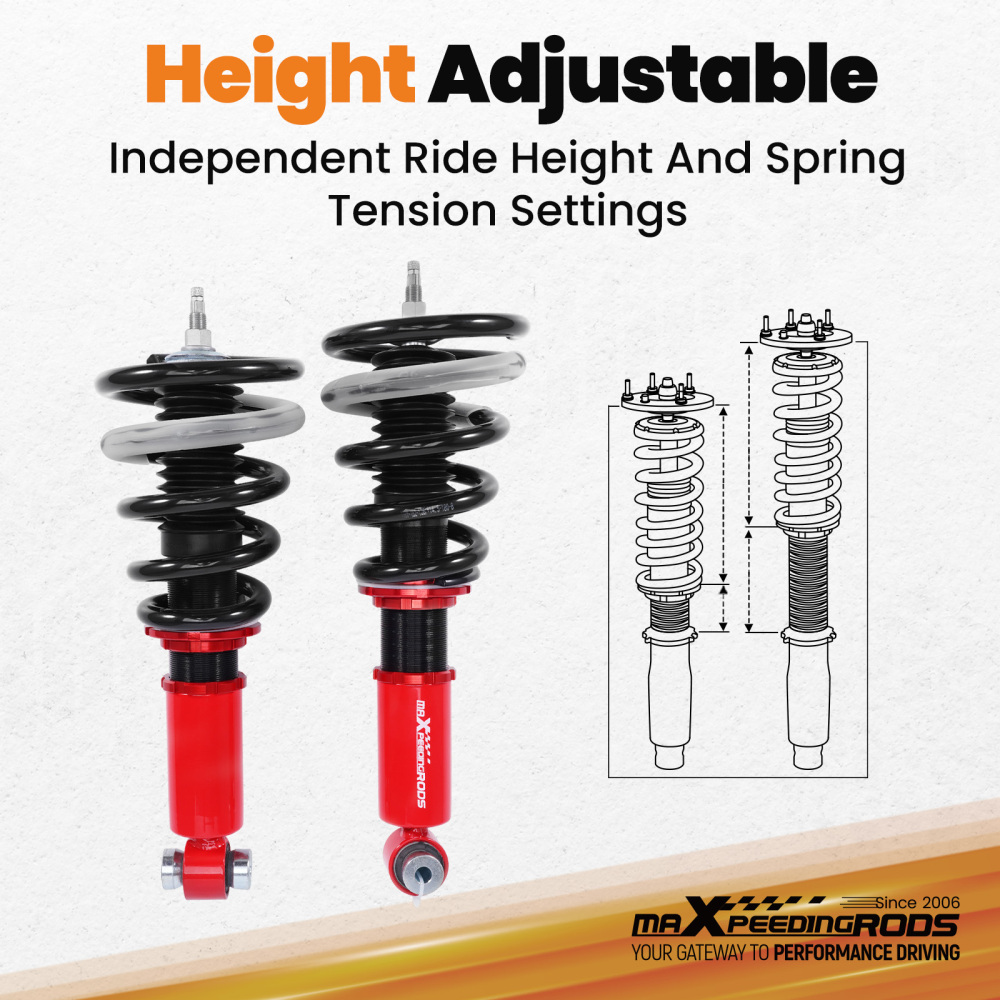 Rear Coilovers compatible for Holden Commodore VF Sedan Wagon Ute 13-17 Twin Tube