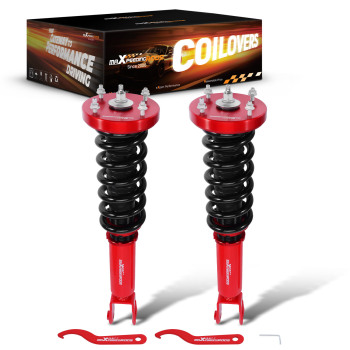 2x Front Coilovers Suspension Lowering Kit compatible for JAGUAR XJ8 XJR 03-09 X350 X358