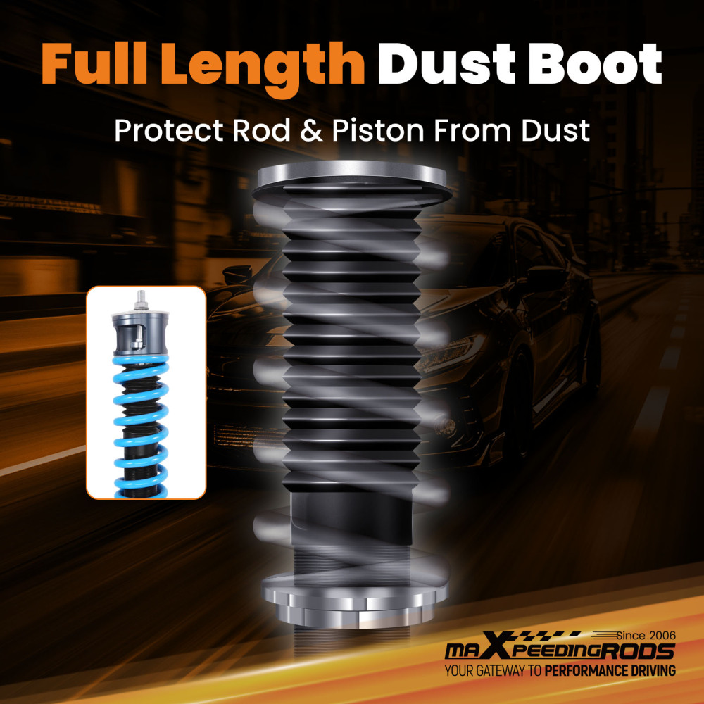 T6 Coilovers compatible for AUDI A4 Saloon compatible for FWD 1.6-3.2 +T/TFSI/FSI/TDI B7 2004-07