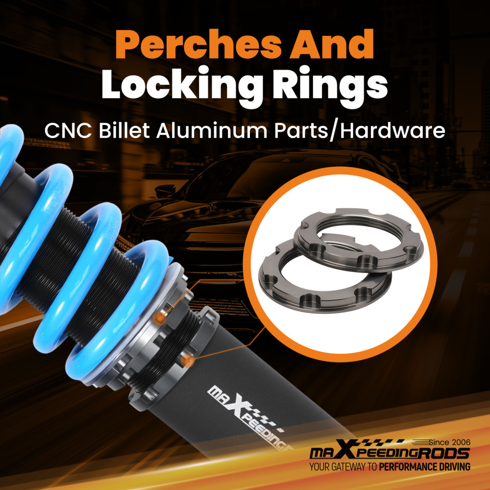 T6 Coilovers compatible for AUDI A4 Saloon compatible for FWD 1.6-3.2 +T/TFSI/FSI/TDI B7 2004-07