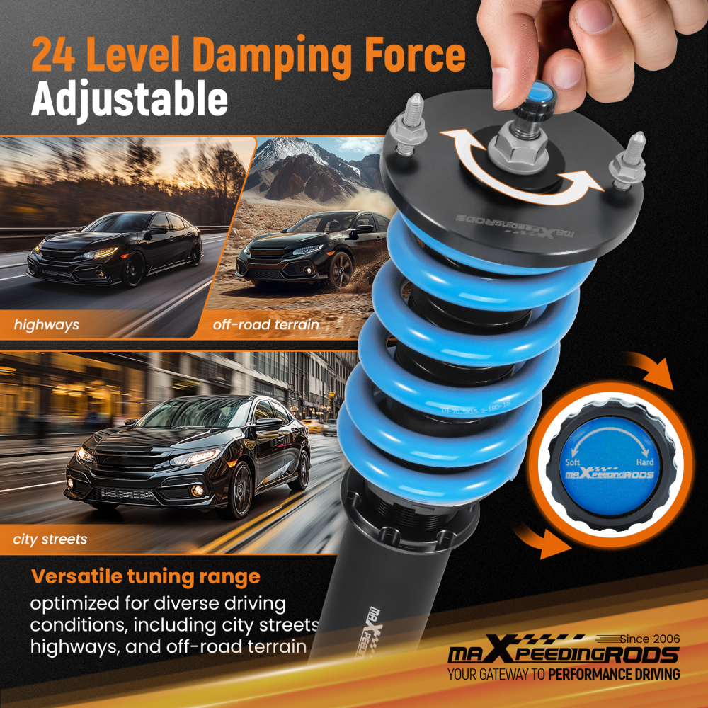 T6 Coilovers Upgrade compatible for Audi A6 C5 (Typ 4B) Compatible for FWD Estate 1997-2005
