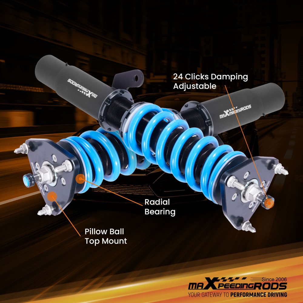MaXpeedingrods T6 Coilovers Lowering Suspension Kit compatible for VW Atlas (CA) 2018+
