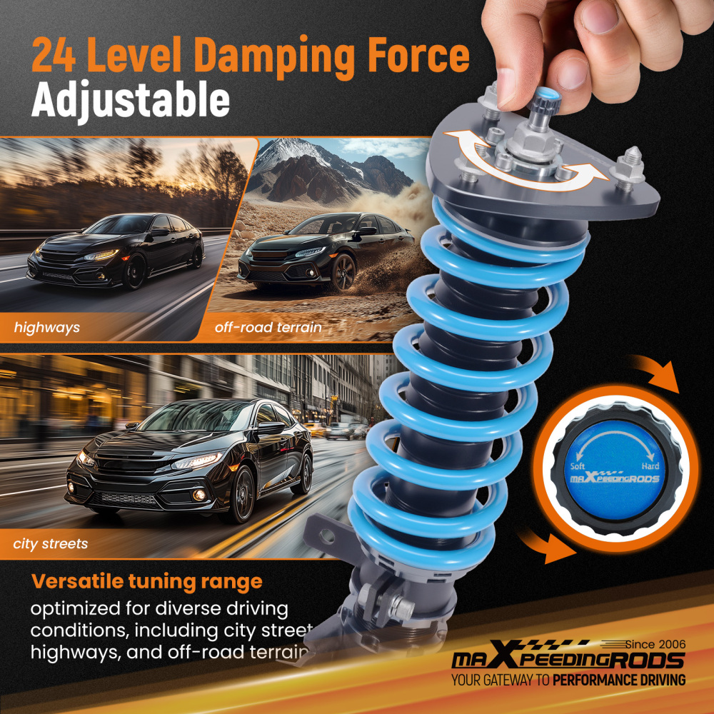 MaXpeedingrods T6 Coilover Suspension Kit 24 Level for Mazda6 (GJ/GL) 2014-24