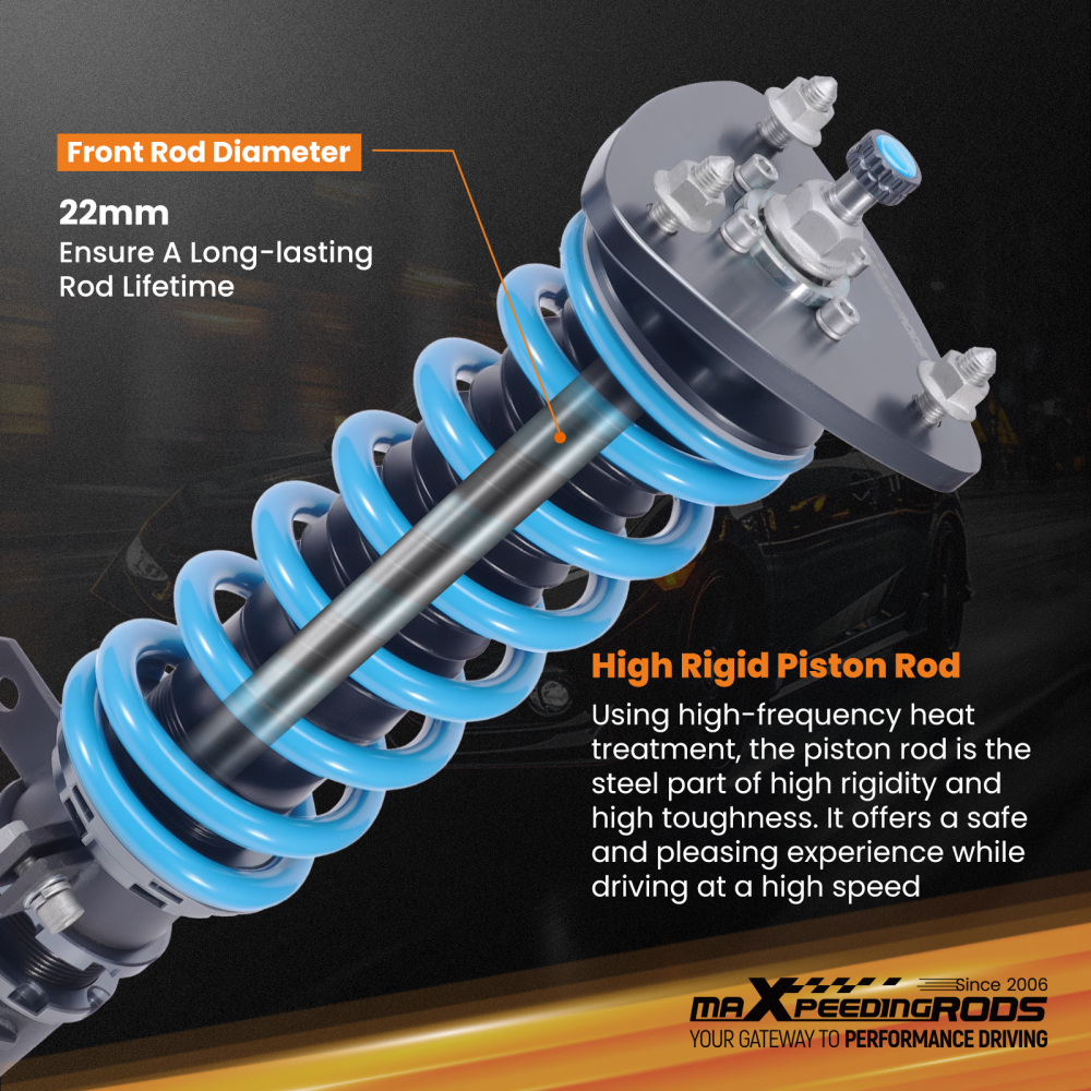 MaXpeedingrods T6 Coilover Suspension Kit 24 Level for Mazda6 (GJ/GL) 2014-24