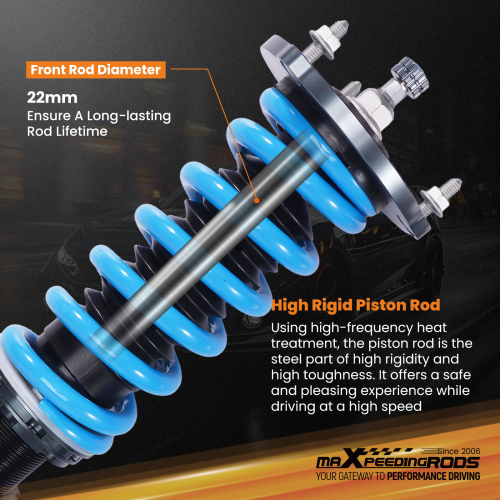 MaXpeedingrods T6 Coilovers Kit compatible for Mercedes-Benz CLS55 / CLS63 AMG 06-11 C219