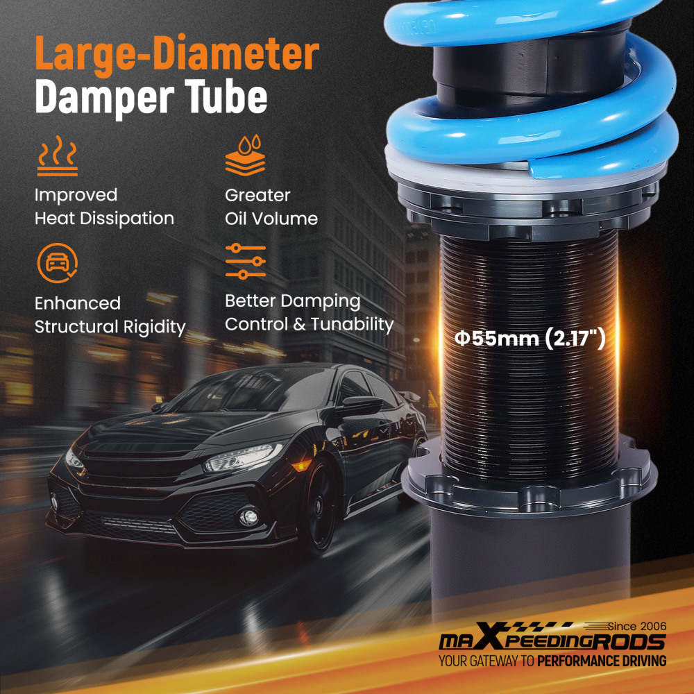 MaXpeedingrods T6 Coilovers Kit compatible for Mercedes-Benz CLS55 / CLS63 AMG 06-11 C219