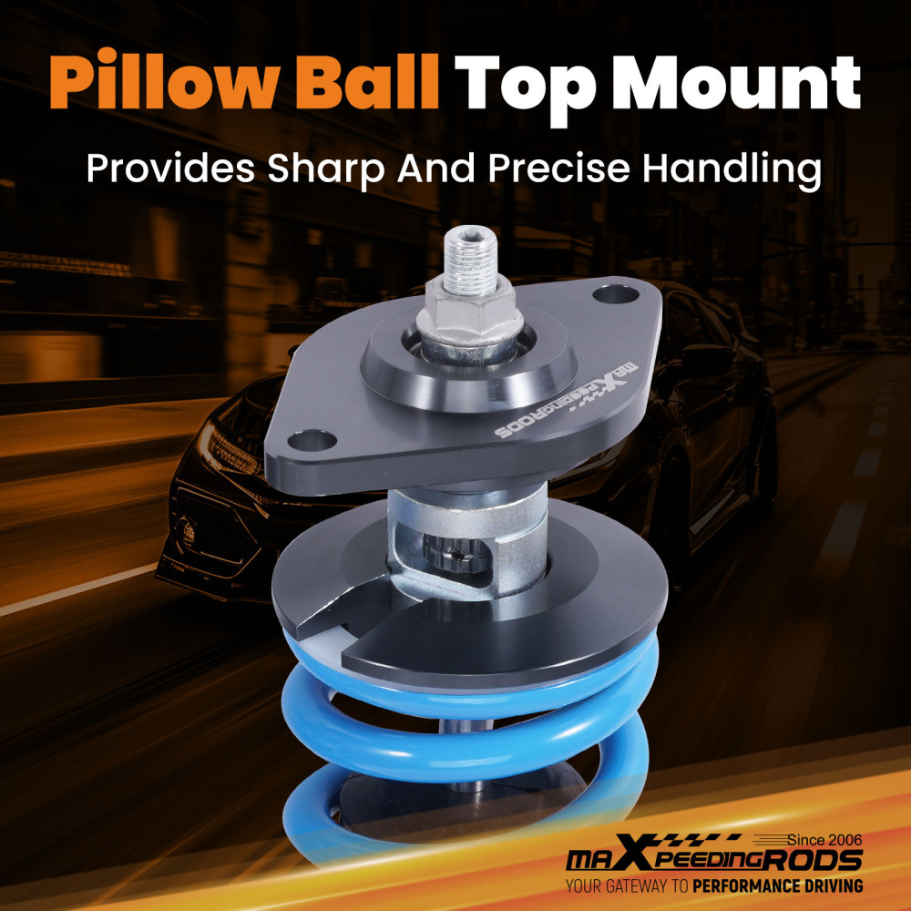 24 Level Adjustable Coilovers Lowering Kit compatible for Chevrolet Corvette C6 2005-2013