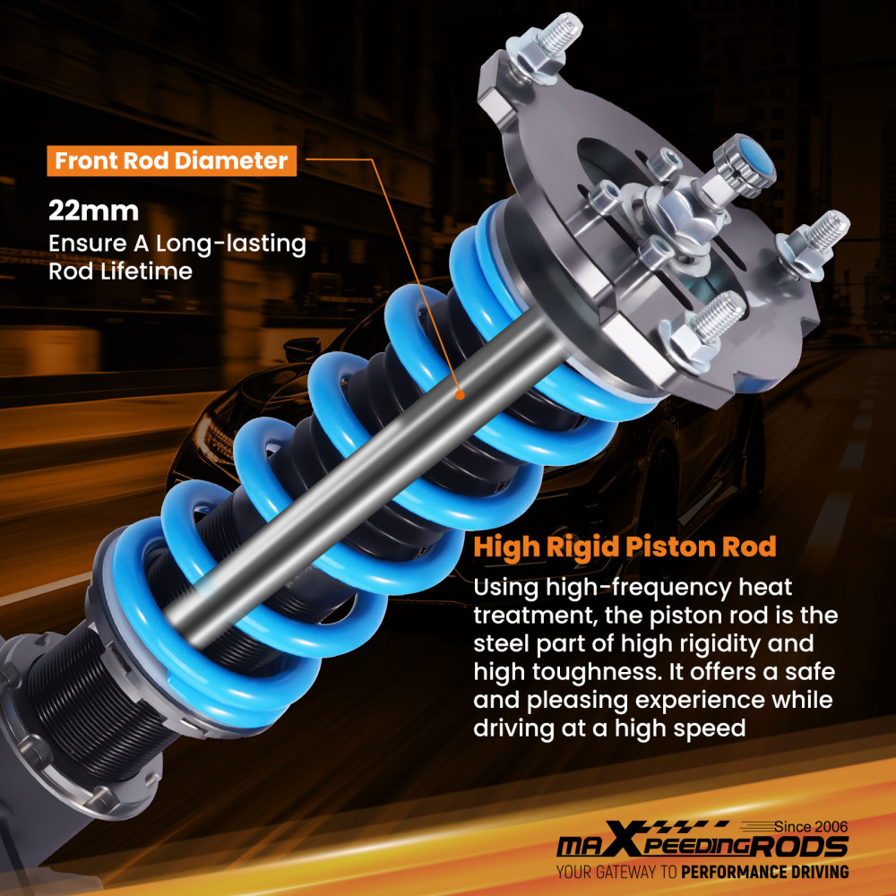 MaXpeedingrods Coilovers Suspension Kit compatible for Toyota Camry SE / XSE (XV70) 2018-21