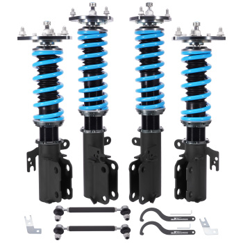 24 Step Damper Coilovers Shocks Lowering Kit compatible for Toyota Camry L/LE/XLE 12-17