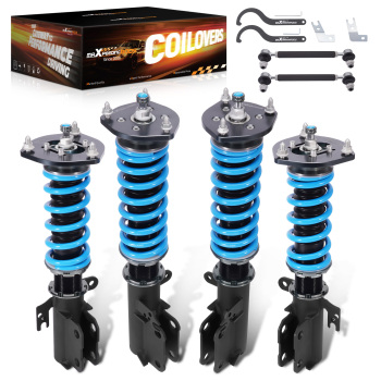 24 Step Damper Coilovers Shocks Lowering Kit compatible for Toyota Camry L/LE/XLE 12-17