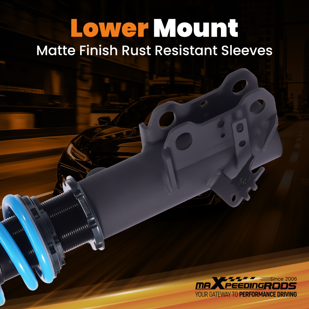 MaXpeedingrods T6 Coilovers 24 Level Adjustable compatible for Toyota Camry SE XSE 2012-17